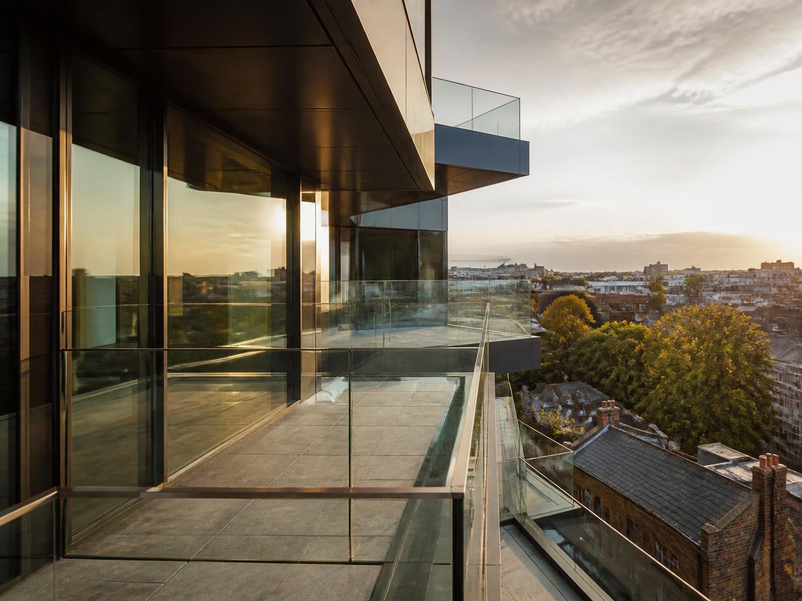 Glass balcony systems